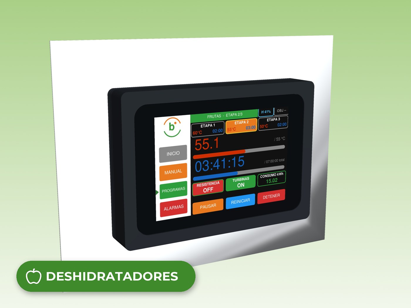 Controlador de deshidratador